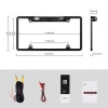 Car License Plate Frame Rearview Backup Camera with Night Vision HD Waterproof 170 Degree Wide Viewing Angle Parking Aid System