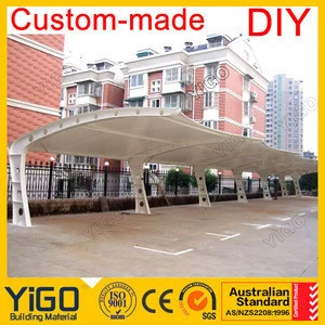 carpot/how to build a garage/ PVC membrane carport