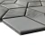 Import Carrara Light Grey Color Rhombus Mosaic Tile Ceramic for Backsplash from China