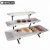 Import Ceramic buffet server 4 tier white food buffet plate stand tray , hotel and restaurant buffet display stand from China