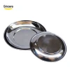 cheap bulk charger plates steel serving tray metal vegetables tray