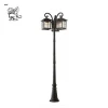 cheap quality outdoor decoration antique cast iron lamps light pole for sale ILE-01