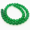 Cheap Top Grade Round Cut Dark Green Natural Loose Malay Jade Gemstone for DIY Jewelry