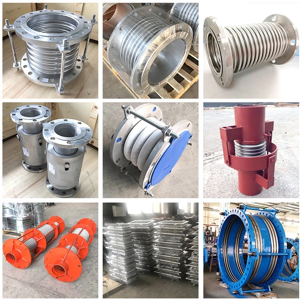 Chemical stainless steel flange corrugated compensator Reinforced ptfe lined bellows expansion joints