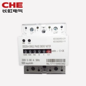 CHEN DDS238-4 Single Phase Din Rail Digital Electric Energy KWH Meter Impulse Register Display