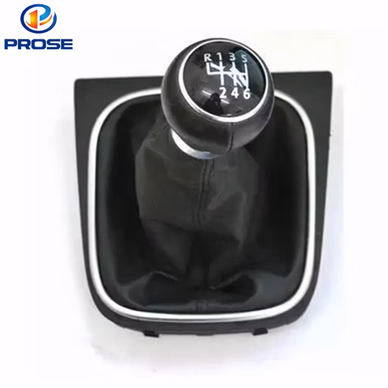 China 5 /6 Speed Leather with Dust Cover Gear Shift Knob 1K0711113cg