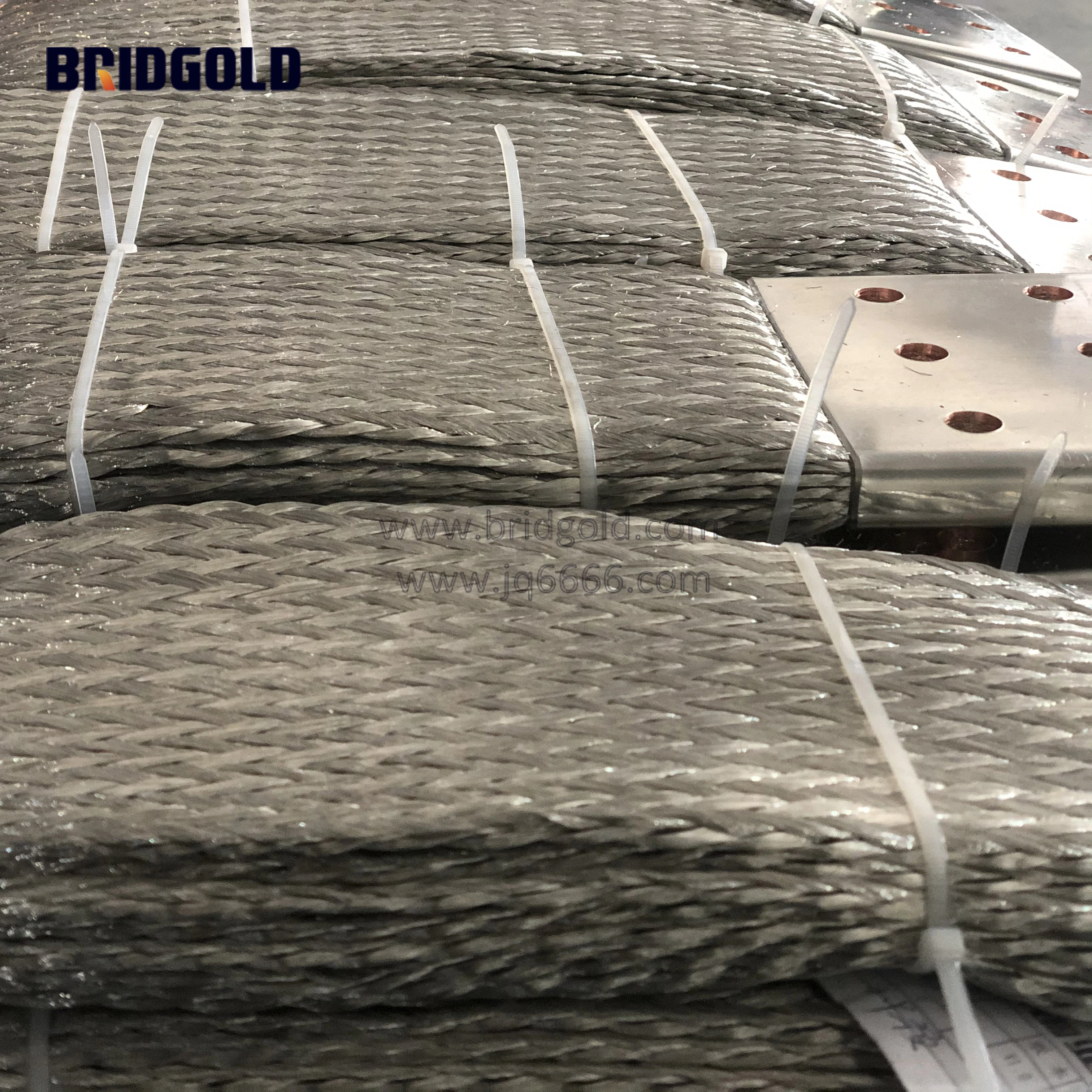 China factory C11000 braided copper wire 48 x 30/0.15 flat braided copper wire 25mm2 copper braid