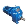 China Hot Sale Reducer For Electric Motor Foot-Mounted R Series Helical Gear Motors Shaft Helical Gear Speed Reducer