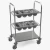 Import China Hot Sale Stainless Steel Tray Cutlery Trolley Full hotel table or Restaurant Serving Equipment with Forks Knives and Spoon from China