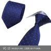 China latest fashion Low MOQ custom made woven silk neck ties with standard