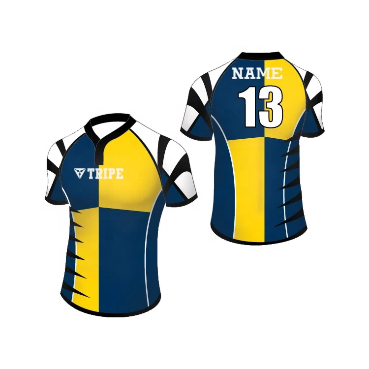 China made full sublimation custom rugby jersey