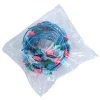 China manufacture baby girls hair accessories ribbon wrapped felt flower headbands for toddler/newborn