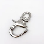 China Manufacture Stainless Steel Eye Swivel Snap Shackle Quick Release Marine Hardware Swivel Snap Shackle For Sailboat