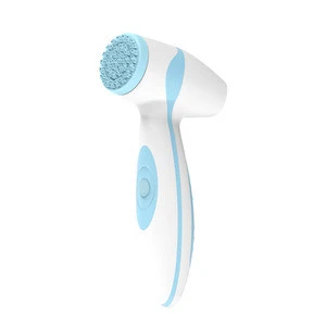 China silicone Facial Cleansing Brush Beauty Device with Electric massager skin facial cleanser deep cleansing