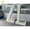 China Stainless Steel Double-Sided 3D Letters Large-Scale Landscape Letters Non-Illuminated Floor-Standing Letters