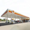 China steel structure Design Petrol Gas Station roof