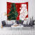 Import China wholesale custom design wall hanging fabric tapestry for Christmas from China