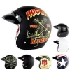 chinese cheap vintage modular design your own casque dot abs open faced motorcycle helmet