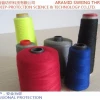 Chinese factory dope dyed flame retardant meta-aramid anti-static sewing thread for sewing