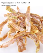 Chinese Factory HOT sale Dehydrated Vegetables  HIGH QUALITY  Food air Dried Bamboo Shoot For Cooking