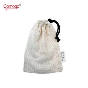 Chinese factory low price organic cotton mesh produce bag