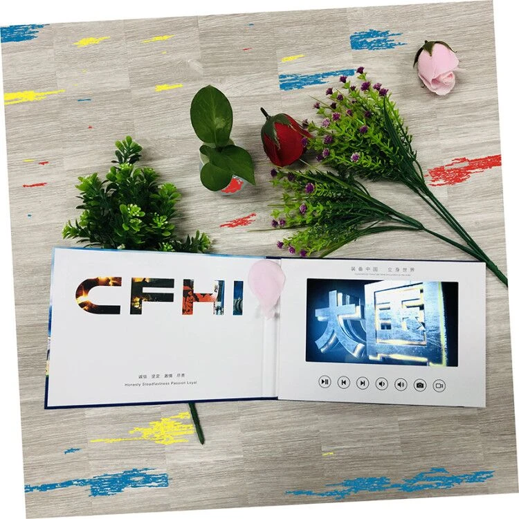 Chinese homemade  lCD screen   video card  advertising player business video  brochure card