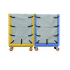 Chinese top-level quality CE approved plastic laundry cage trolley with long using time