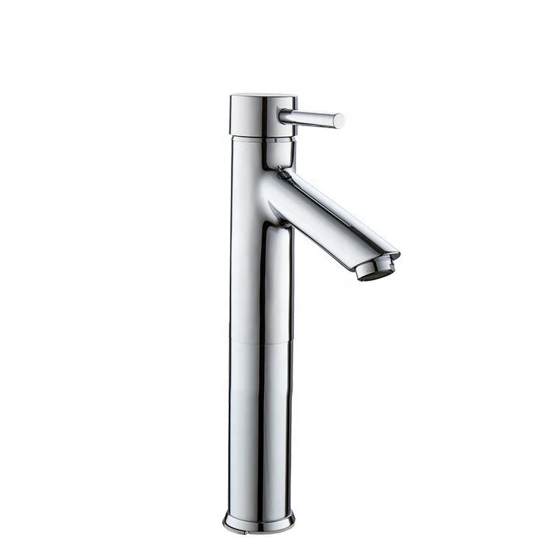 Chrome Basin Faucet Single Handle Mixer Tap Brass Bathroom Water Tap