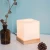 Import Chuse Amazon LED Light Bedside Table Lamp Square Glass Ice Lamp Creative Night Lamp from China
