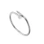 Import CLARMER 2020 Wholesale Women Titanium Jewelry Custom 18K Gold Plated 316L Stainless Steel Cuff Nail Bangle from China