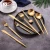 Import Classic 4 Pcs Glod Persona Flatware Set Stainless Steel Cutipol Cutlery from China