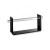 Import Clear and black acrylic hanging stand U shaped perspex necklace display holder hot bending acrylic display rack for jewelry from China