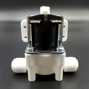 CNKB FPD-270R1 1/4&#39;&#39; quick connector water purifier water inlet solenoid valve Normally Open  DC12V, 24V, 36V feed valve