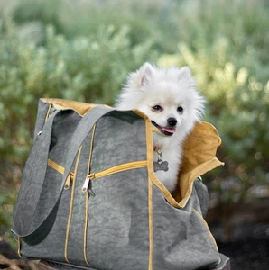 Collapsible Pet Handbags Nylon Cloth Dog Carrier Cat Outdoor Travel Bag Dog Shoulder Bag Tote