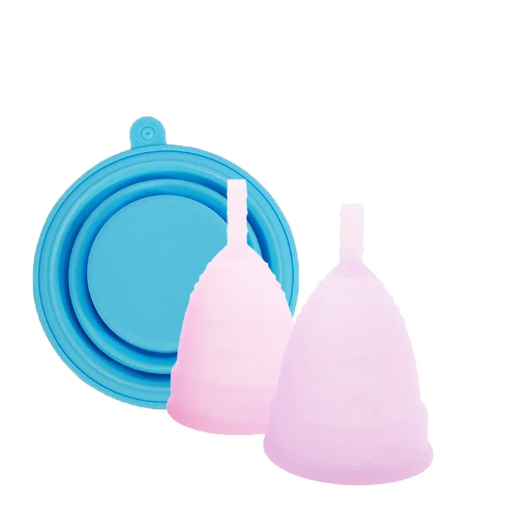 Collapsible Silicone Clean Cup Menstrual Cup Recyclable Menstruation Cup