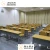 Import college classroom furniture school desk and chair plywood chair lecture room single double tables and chairs from China