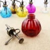 Color coating good quality glass pumpkin shaped small watering can 250ml / water sprinkler