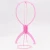 Colorful Adjustable Wig Stands Plastic Hat Display Wig Head Holder Mannequin Head Stand Portable Folding Wig Stand