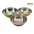 Import Colorful Stainless Steel Colander Set of 3 Piece Green Yellow Orange Vegetable Rice Washing Bowl Collapsible Colander from China