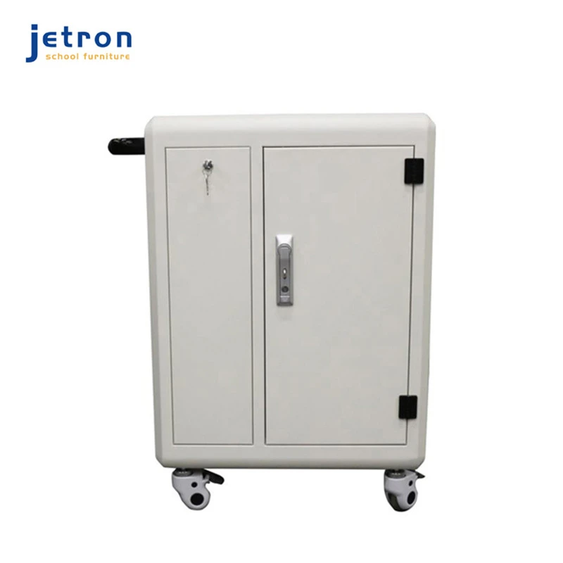 Combined charging and disinfecting multi device cart folding charge electronics charging cabinet