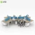 Import Commercial office furniture open 120 degree office workstation for 6 people from China
