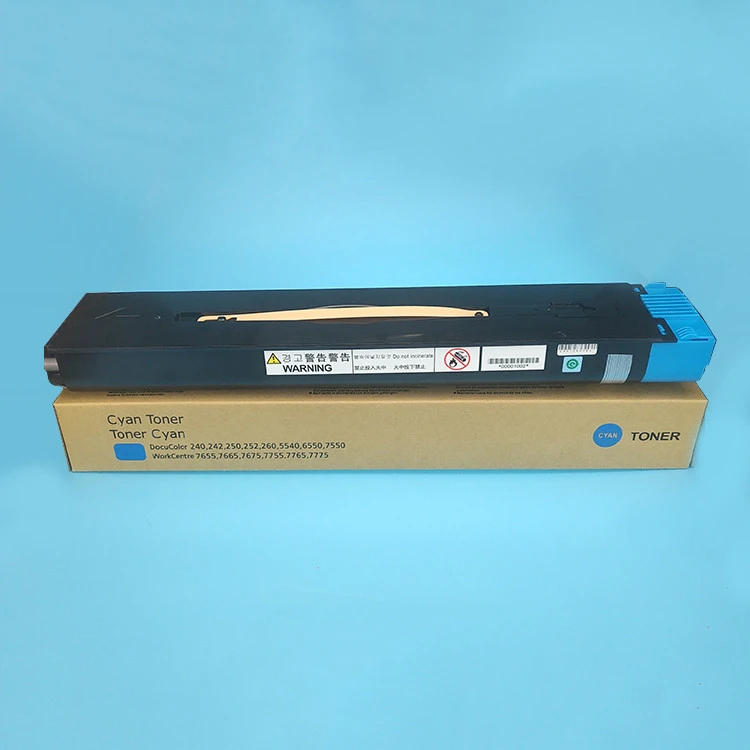 Compatible DCC6550 C250 242 5065 7500 7600 7775 color toner cartridges for fuji xerox docucolor