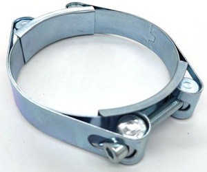 Competitive price with high quality double bolt hose clamp