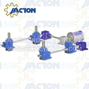 Complete Synchronization Four Jacks Electric Screw Jack System for Table or Platform Transmission and Lifting