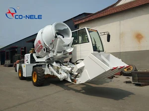 Concrete Mixer Equipment 4.0m3 Slef-loading Concrete Mixer Truck