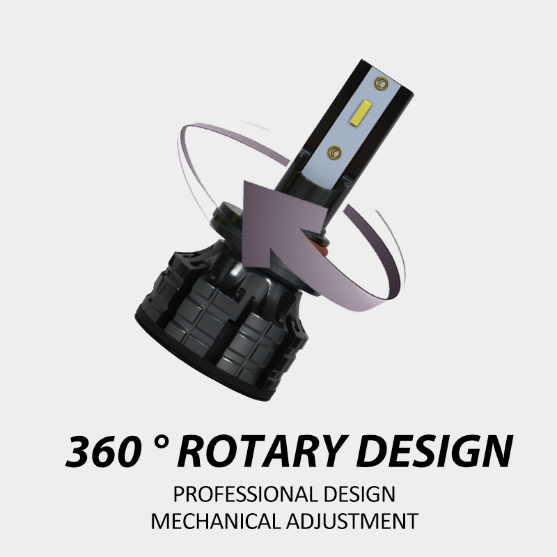 Buy Conpex K5 9006 Decoder Led Auto Headlight Bulb 12v 25w Fan Cooling