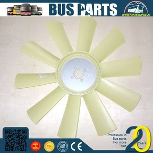 Construction machinery parts DC bus a/c condenser fan Spal 12v/24v 11 inch universal cooling for Yutong &amp Kinglong truck