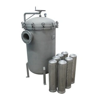 Continuous Working Parallel Stainless Steel Bag Filter for edible oil and wax
