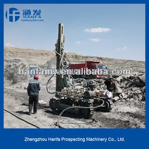 Crawler type mine drilling rig HF100YA2, high speed