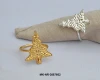 Crown Shaped Brass Napkin Ring